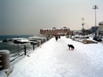 Genova sotto la neve - Corso Italia