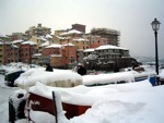 Genova sotto la neve - Boccadasse