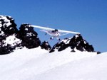 Il Piper sul ghiacciaio del Ruitor - foto Alessandro Lagazio