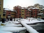 Genova sotto la neve - Boccadasse