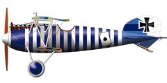 Albatros D.V di Hans Bohning