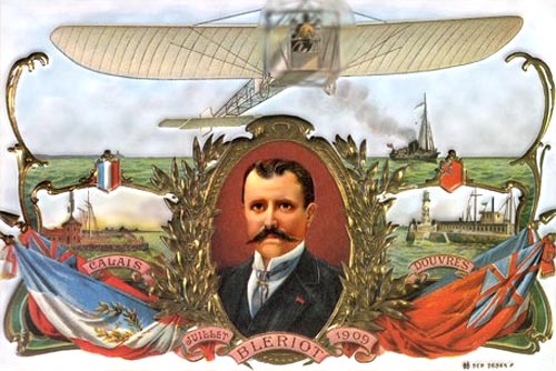 Luis Bleriot, primo trasvolatore della Manica e costruttore di aeroplani