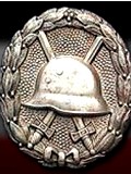 Silver Wound Badge - Medaglia conferita per ferite riportate in combattimento