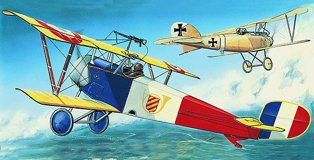 Il coloratissimo Nieuport Bébé di Armand de Turrenne