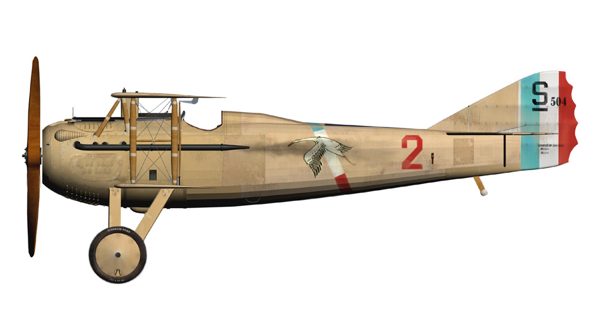 Lo SPAD VII "Vieux Charles" di Georges Guynemer