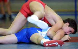 Andrea Squeo Campione Italiano di lotta greco romana nella categoria 42 KG - Copyright  Foto Olimpia - Imola