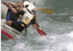 Spettacolare aggancio di Simone per correggere la rotta durante una prova del Campionato Italiano in Valsesia